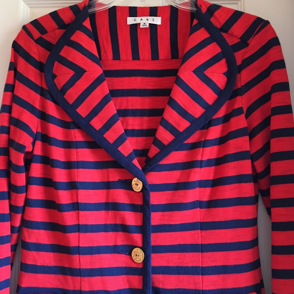 Fun CAbi Au Revoir Yacht Club jacket!!🛳